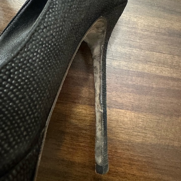 Sergio Rossi pep toe heels. Size 38.5. Black platform - Picture 2 of 14